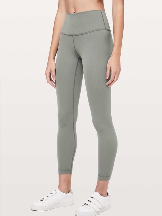 lululemon athletica Pants - Lululemon Wunder Under High Rise 7/8 Leggings 25” Grey Sage Size 2 Luxtreme